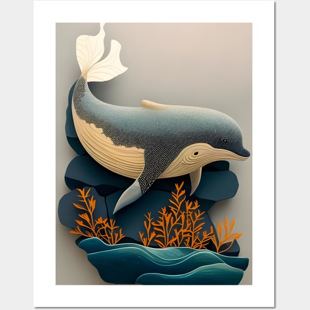 Porpoise - Inuit Art Wall Art by Mistywisp